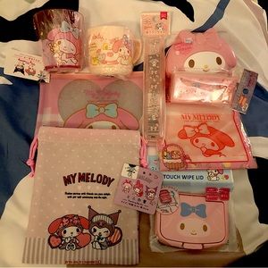 My Melody 9 Piece Bundle.Sanrio.New